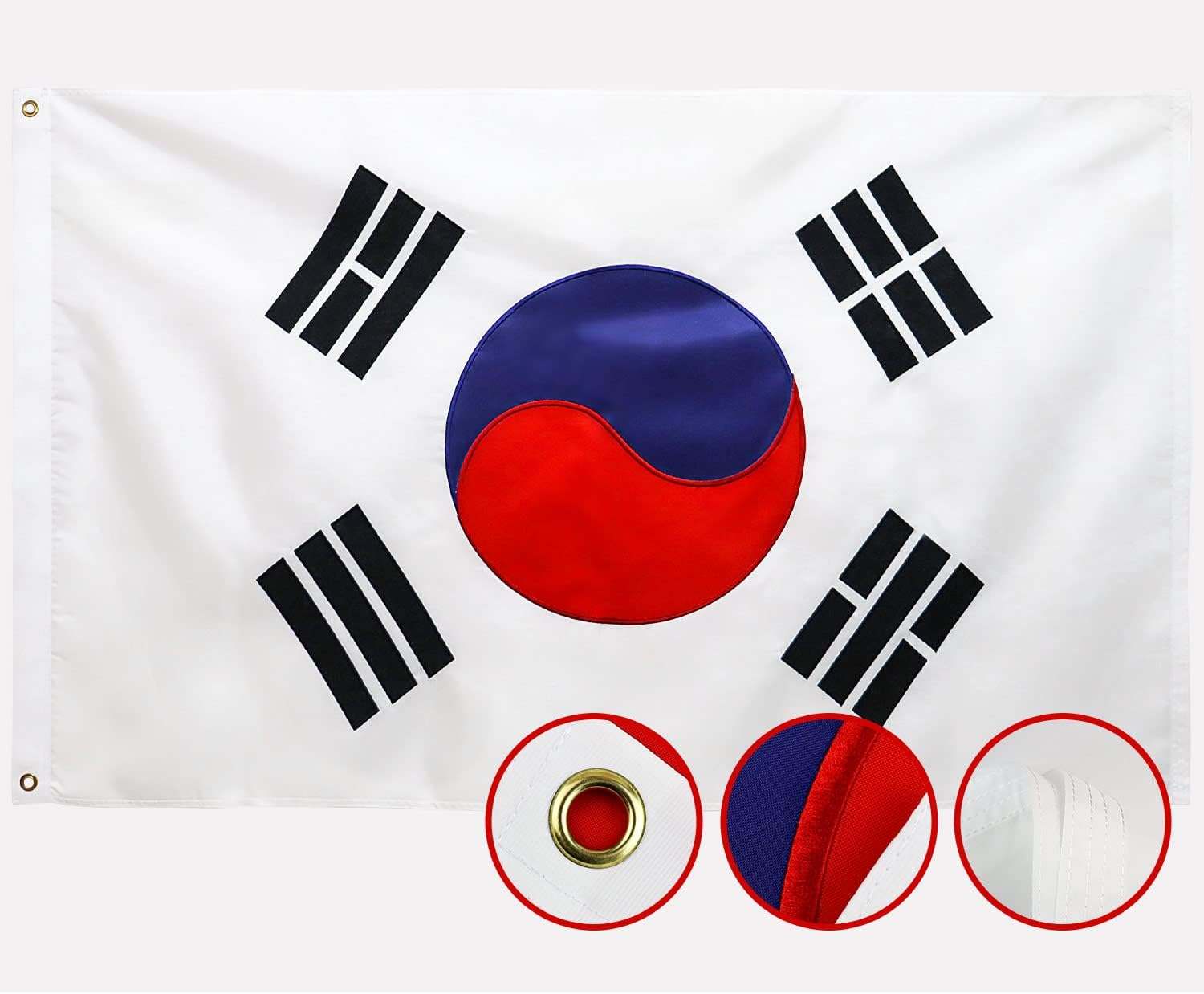 漠河韩国国旗 3x5ft